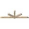 Ekena Millwork Kennewick Rough Sawn Timber Gable Bracket, Douglas Fir, 84"W x 28"H x 4"D x 4"F, 8/12 Pitch GBW084X28X0404KEN00RDF - alternate 4